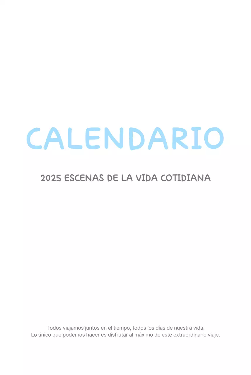 Simpáticos calendarios con adorables ilustraciones