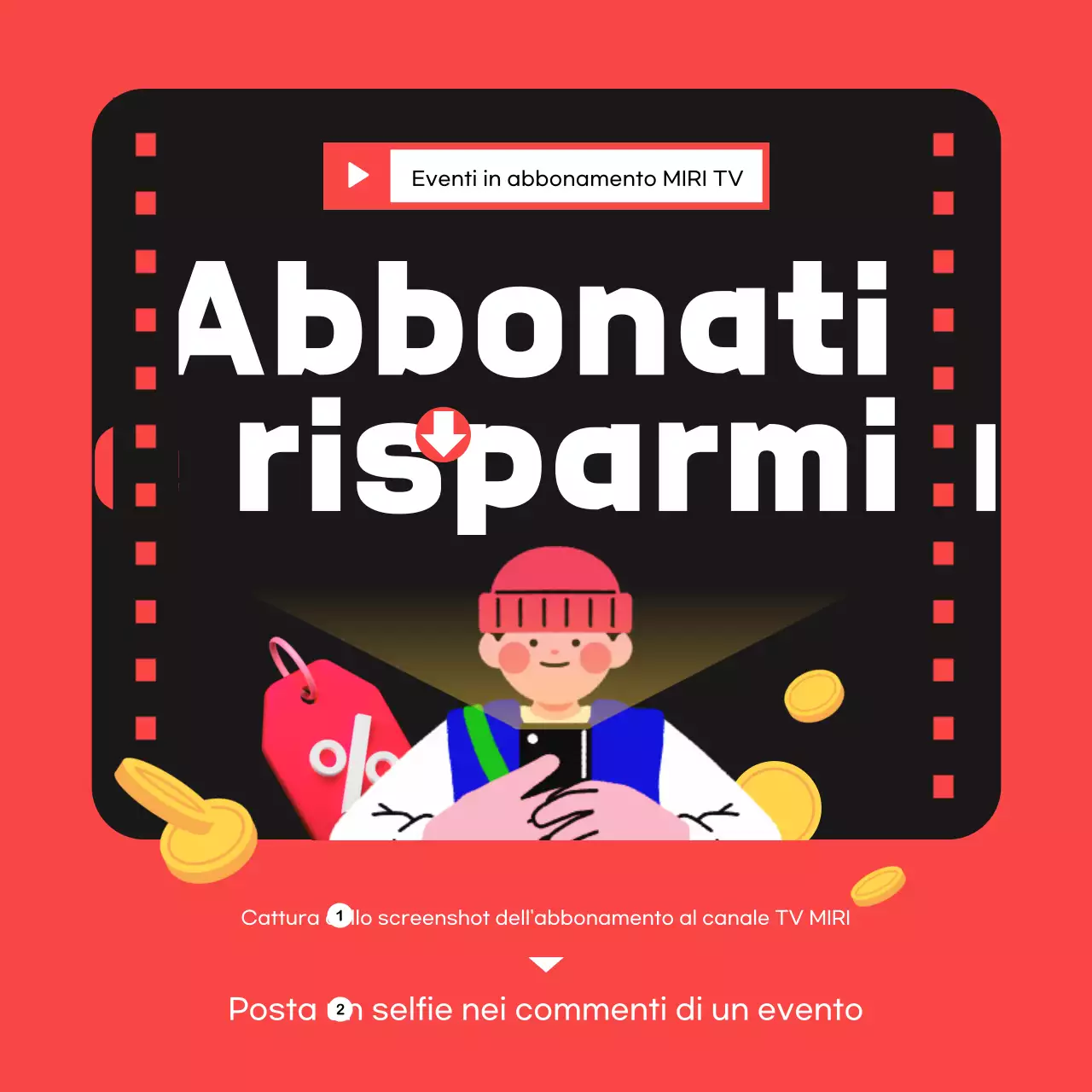 Promozione dell'evento Red Pop