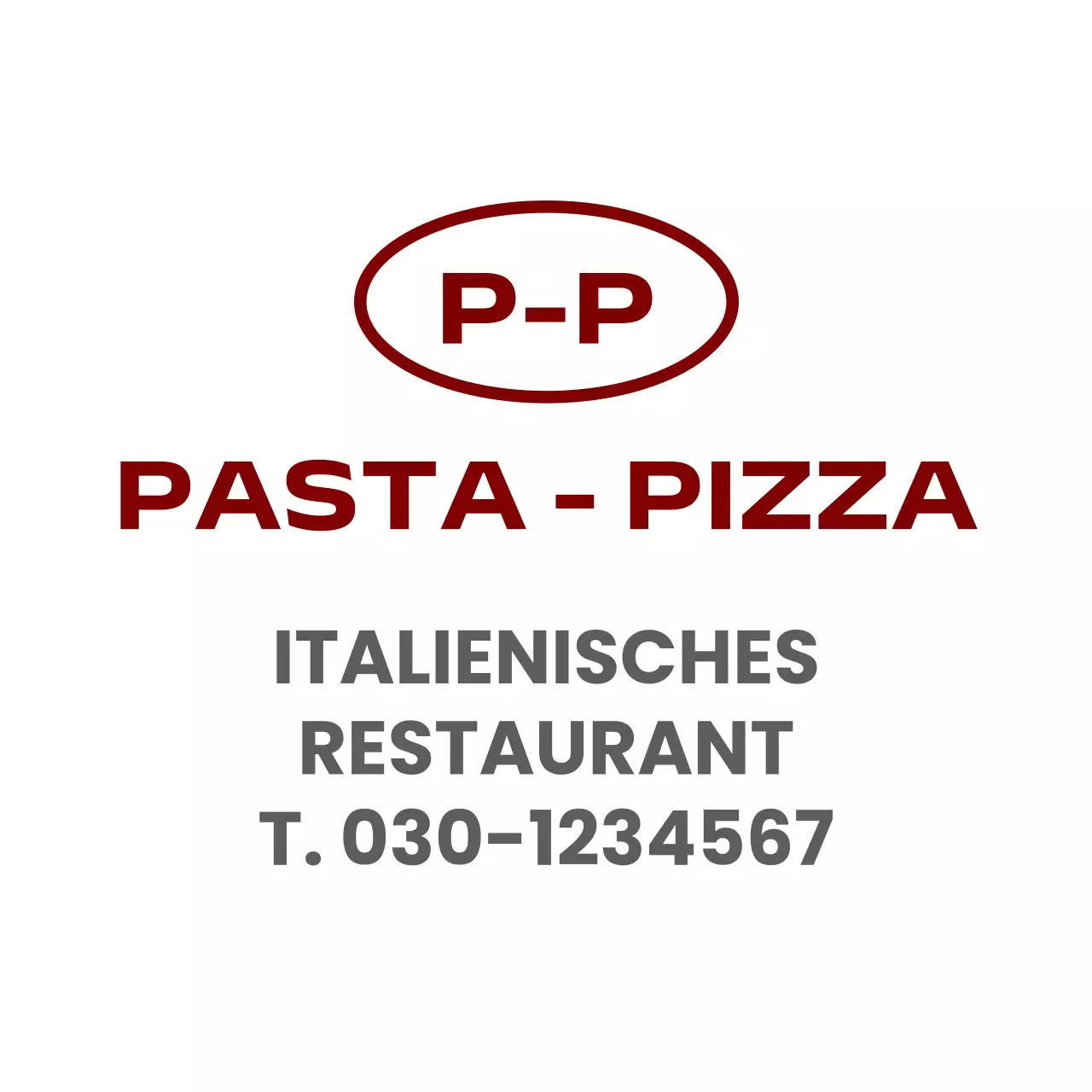 Rote moderne Parkverbotsschilder