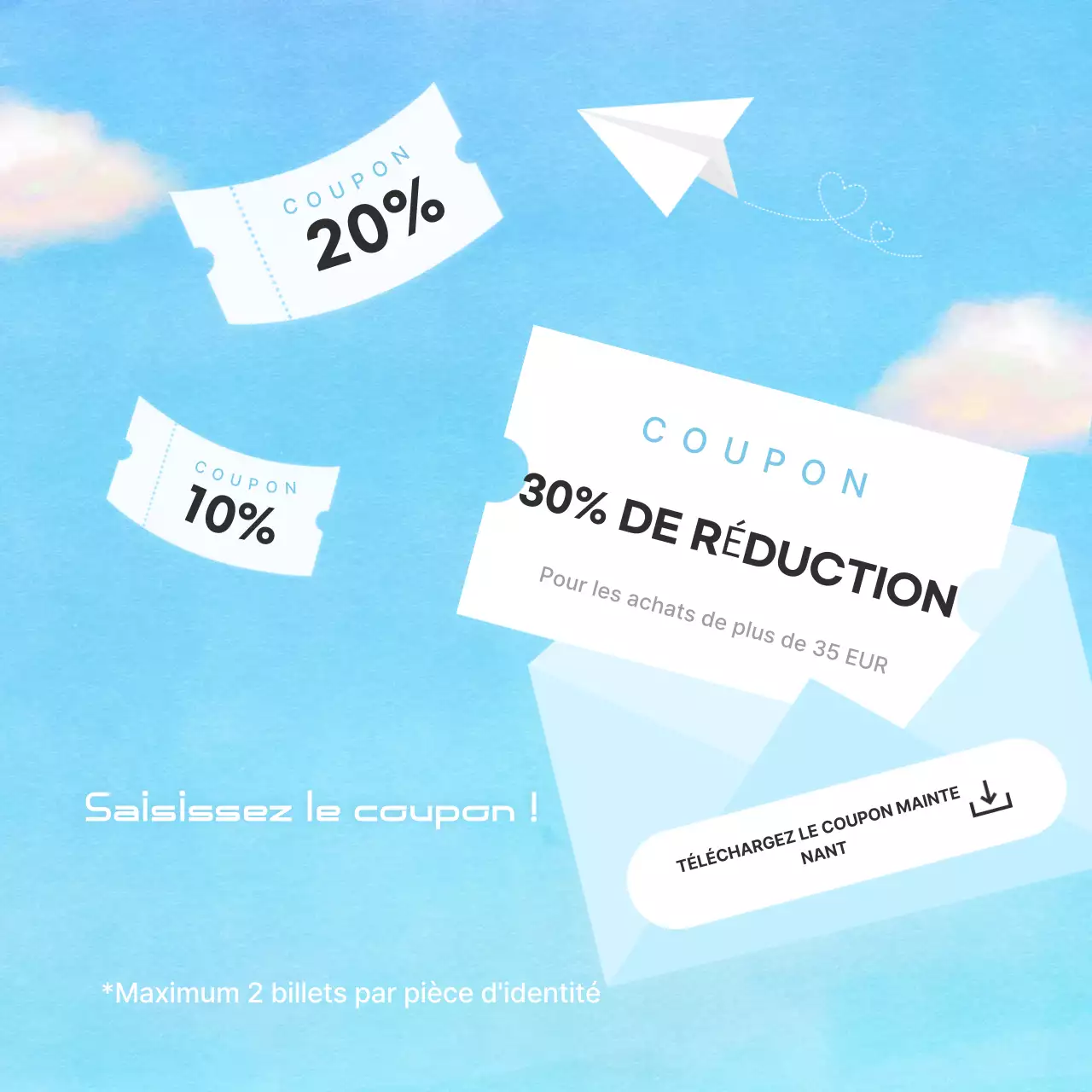 Promotion Light Blue Modern Discount