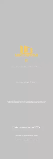 Placa de agradecimiento Gold Neat