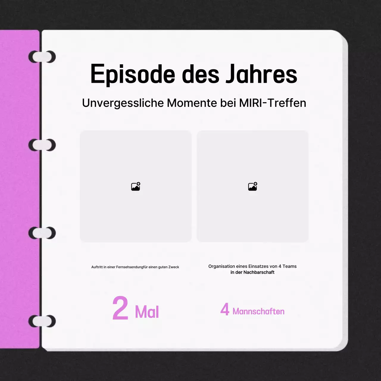 Mauve Simple Record Diary