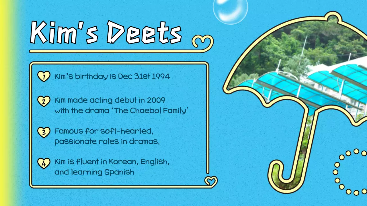 Blue Trendy K-Drama Pitch Presentation