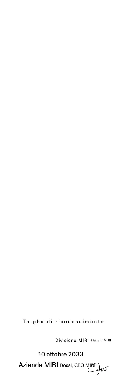 Targa commemorativa Gold Classic