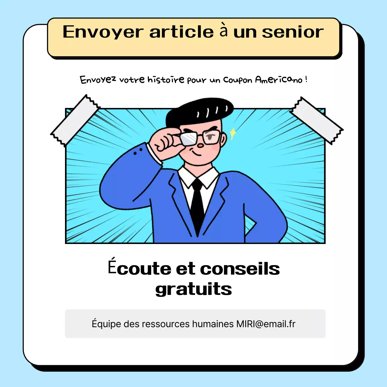 Tweet bleu clair de la bande dessinée