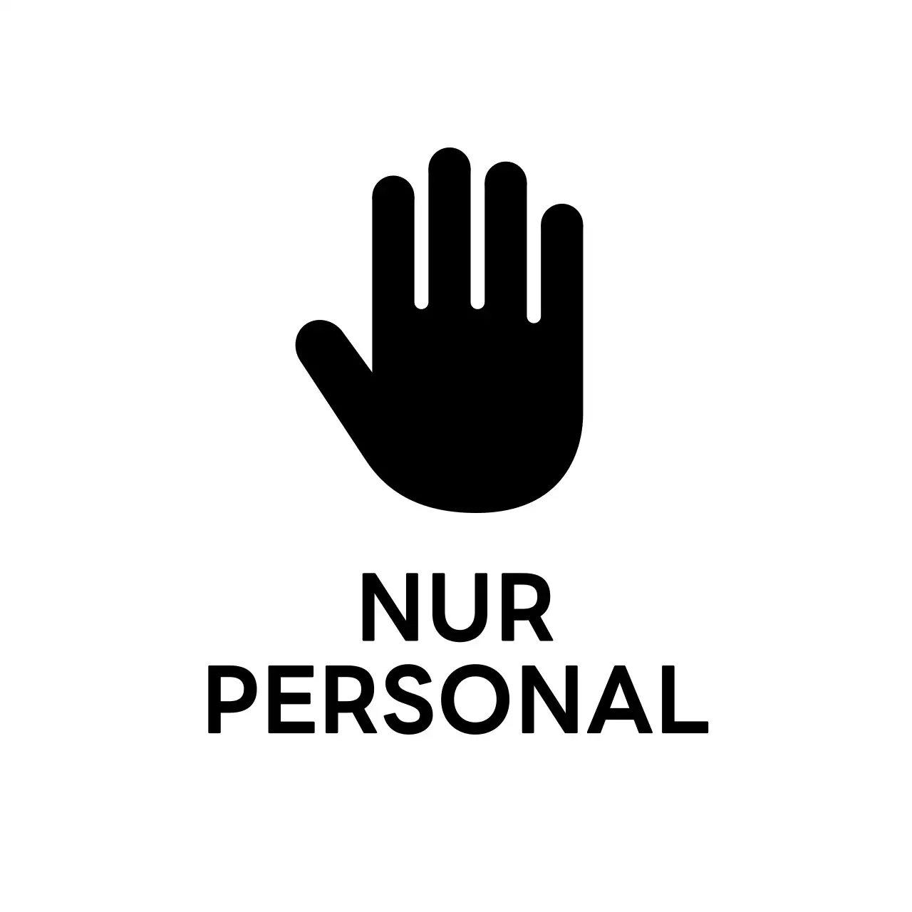 Black Simple Staff Only Leitfaden