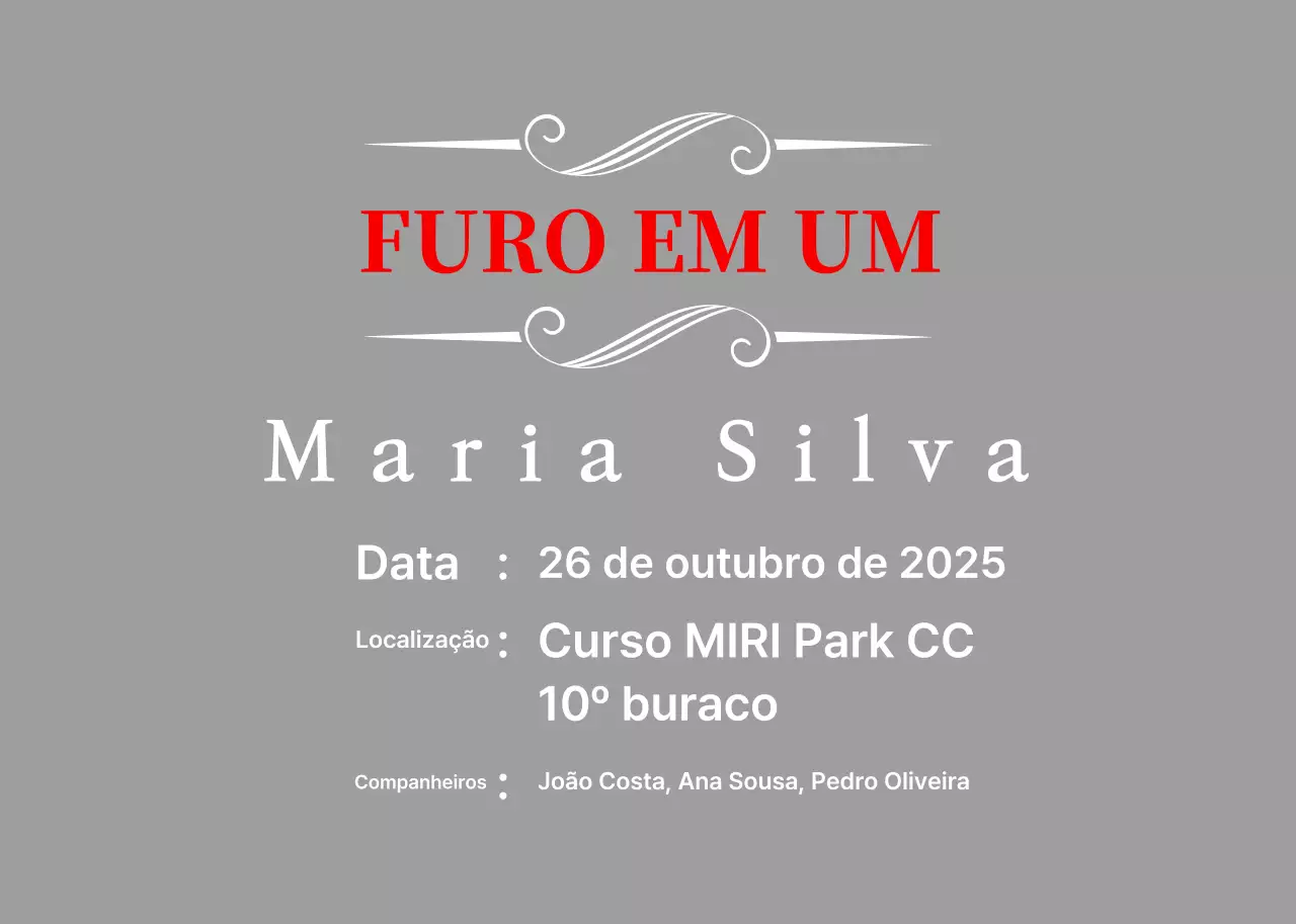 Celebrar o golfe clássico