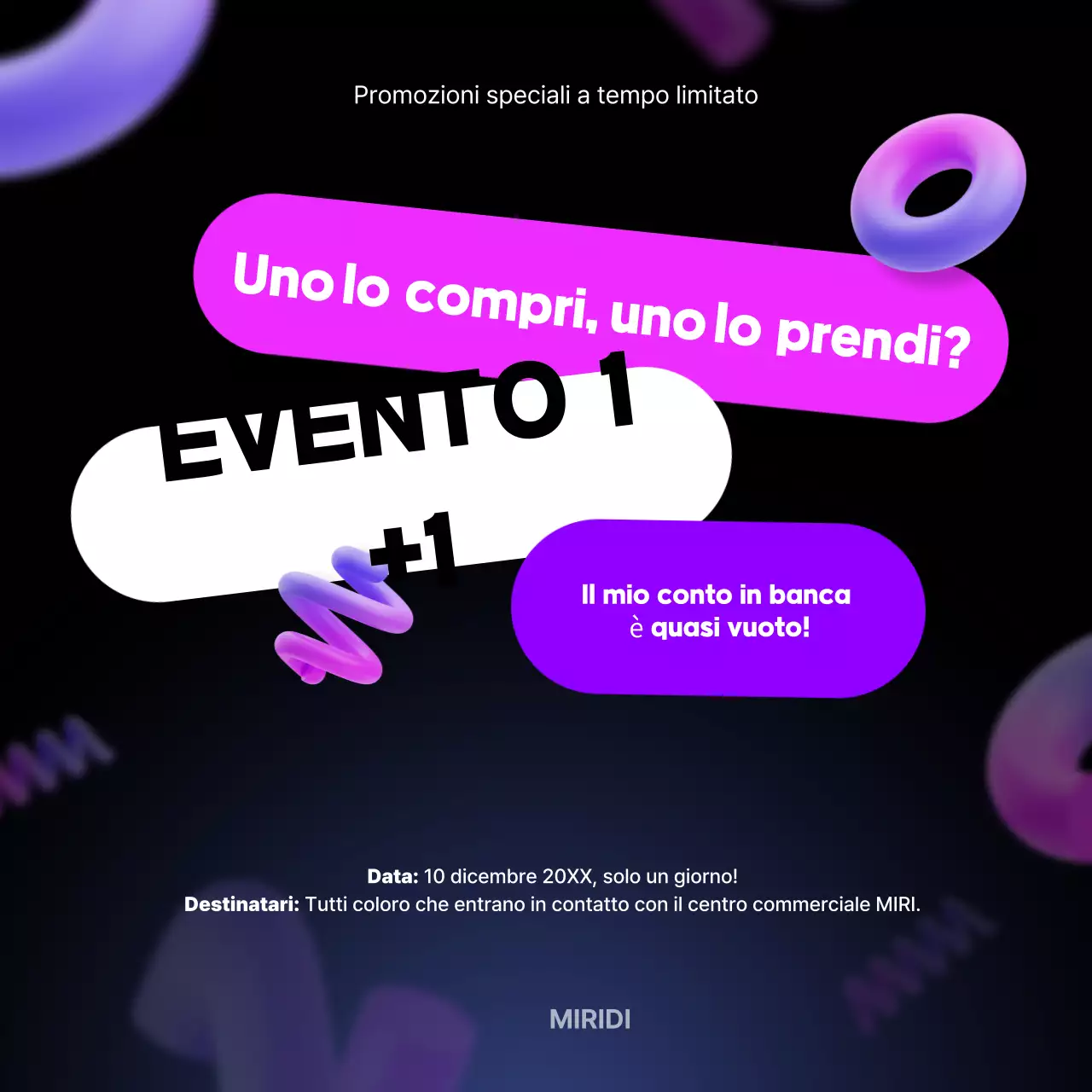Evento di vendita Red Pop
