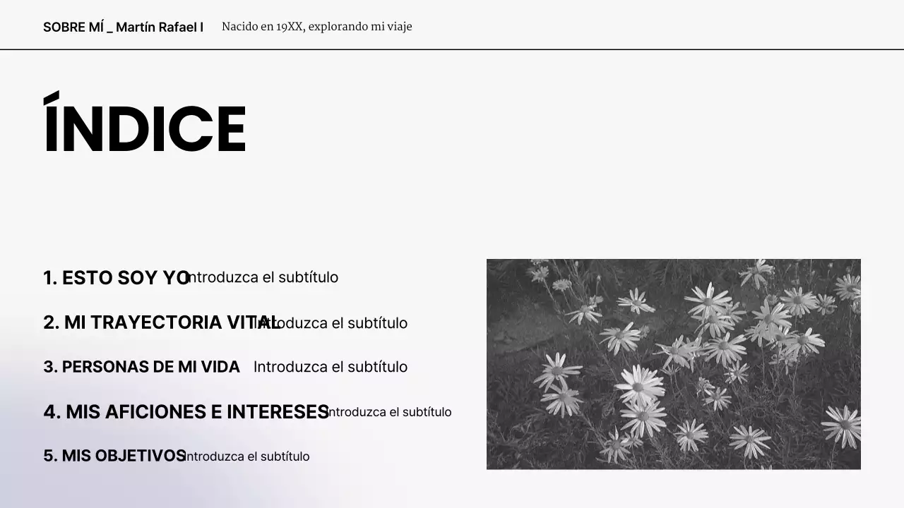 gris blanco moderno portafolio de presentación