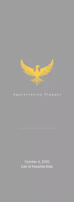 Troféu clássico de torneio de golfe com decoração colorida de fénix