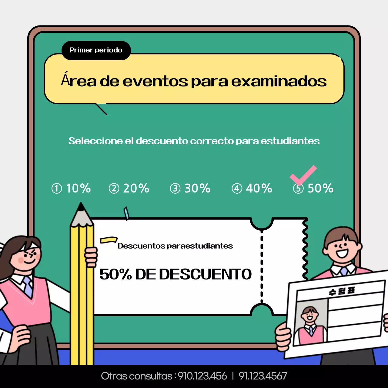 Nuestros eventos estudiantiles favoritos en azul