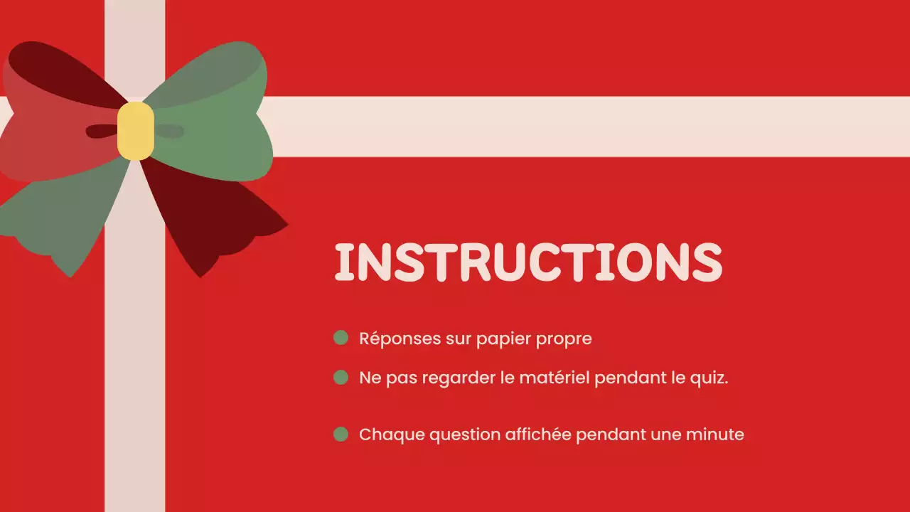 Présentation de Noël rétro rouge