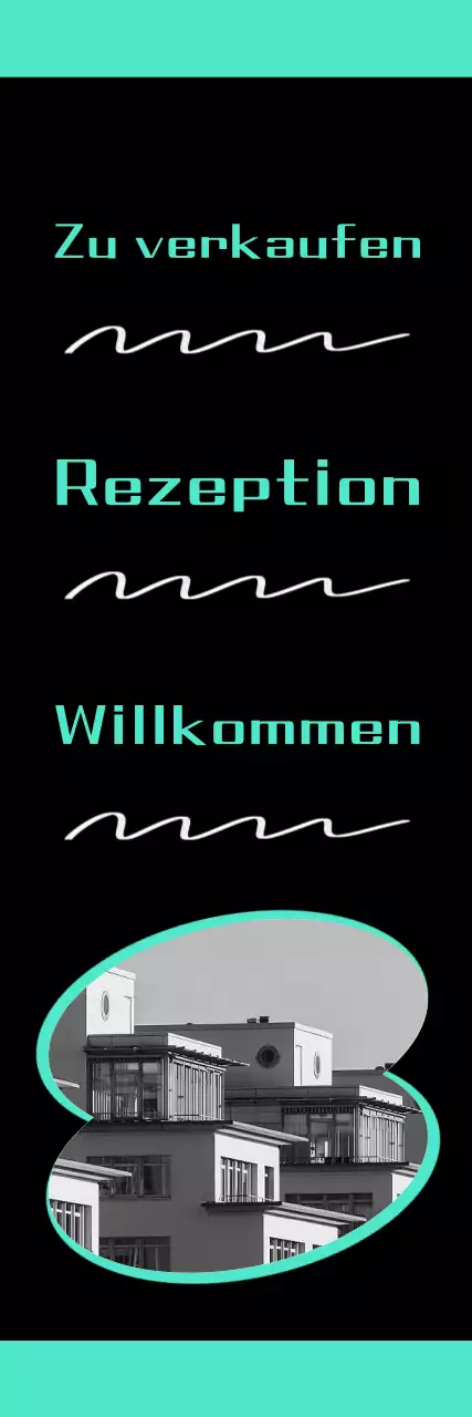 Rosa einfache Immobilienanzeigen