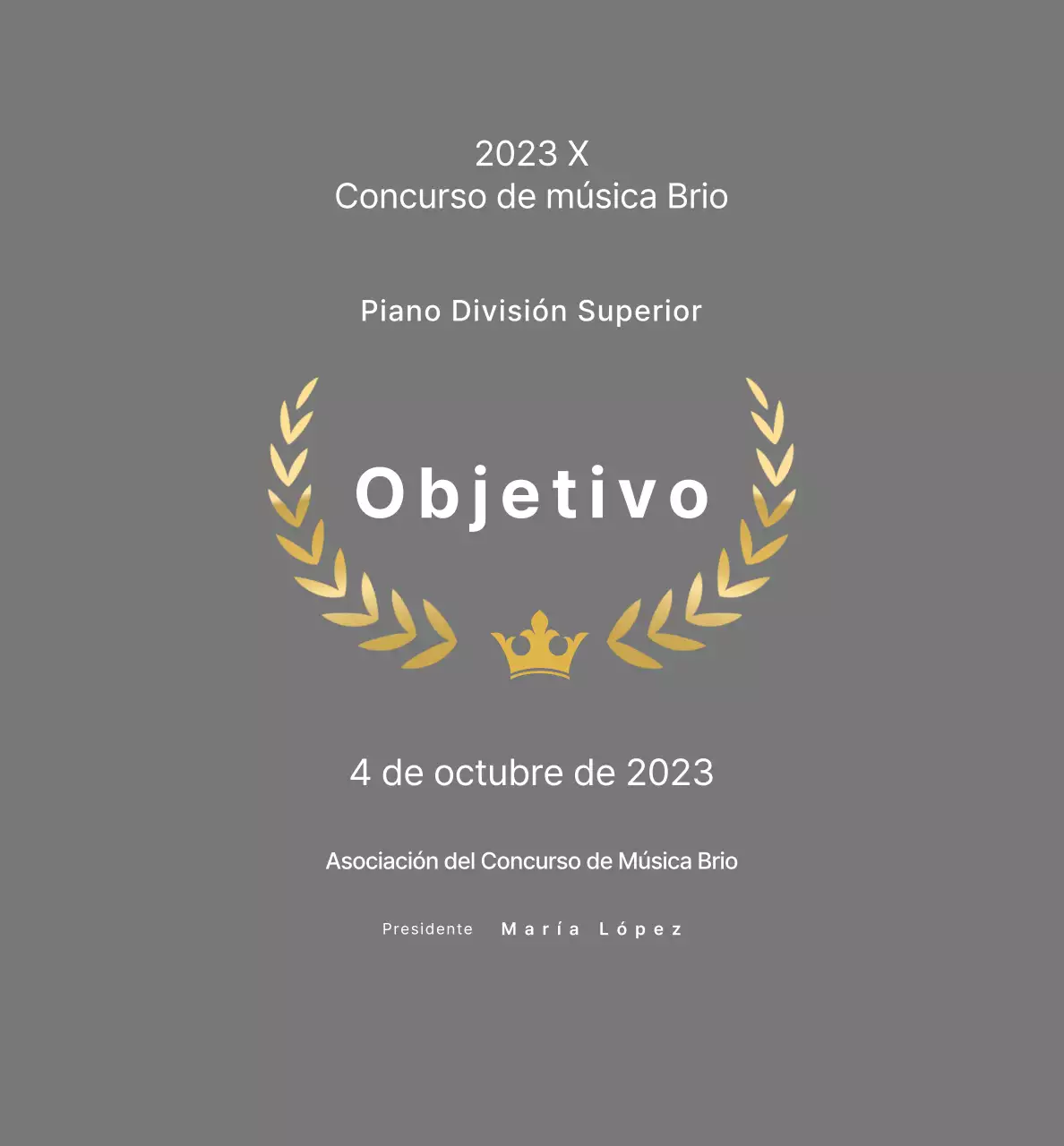 Grey Simple Music Listing