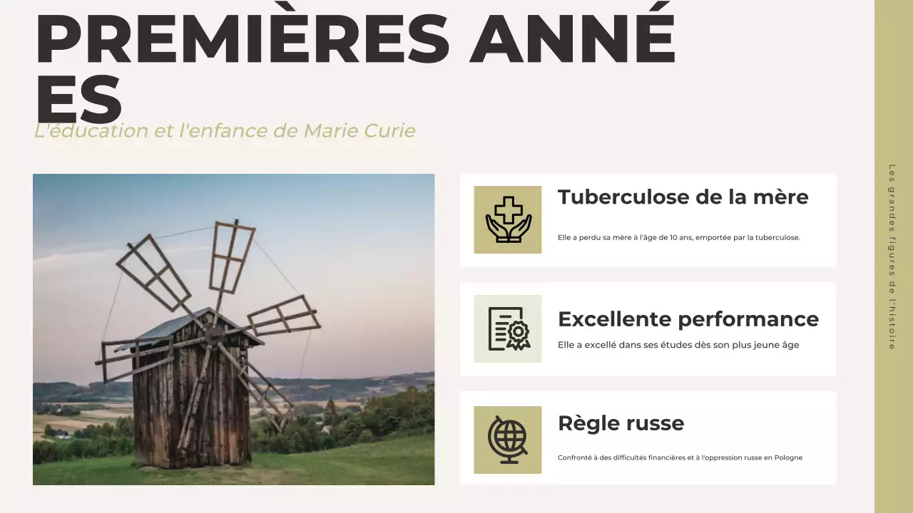 présentation de l'histoire classique grise