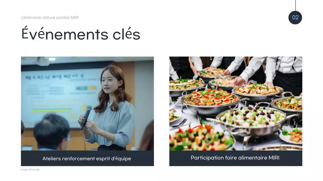 Célébrer la fin de l'année en bleu moderne