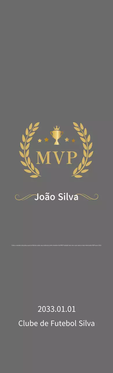 Placa de futebol clássico