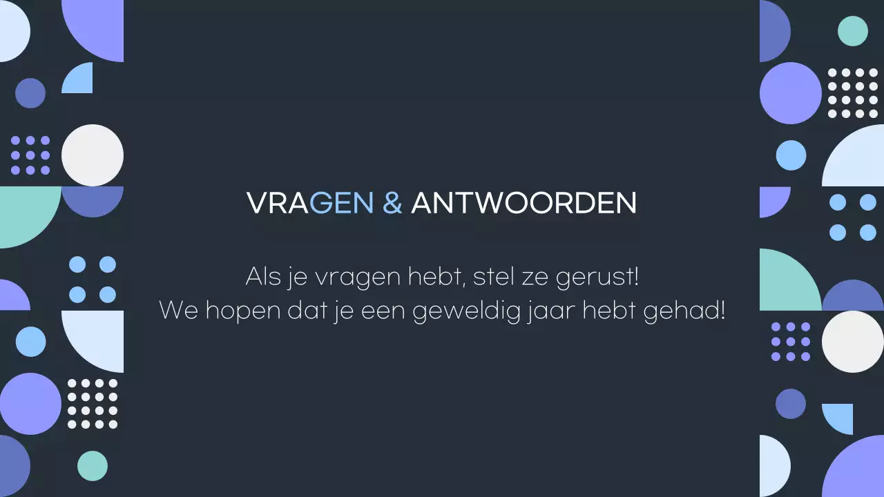 Het einde van het jaar vieren in blauw modern
