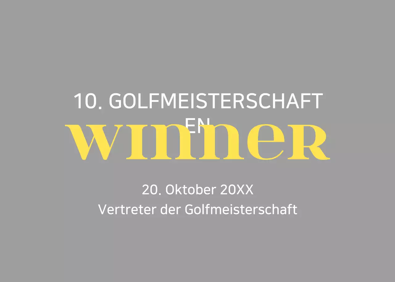 Gelbe Standard-Sportartenliste