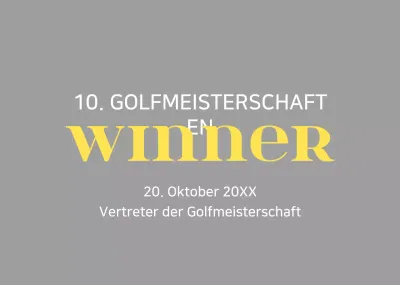 Gelbe Standard-Sportartenliste