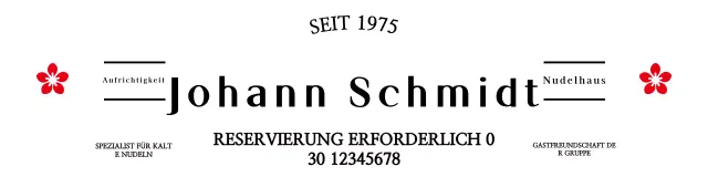 Schwarze traditionelle kalte Nudelwerbung