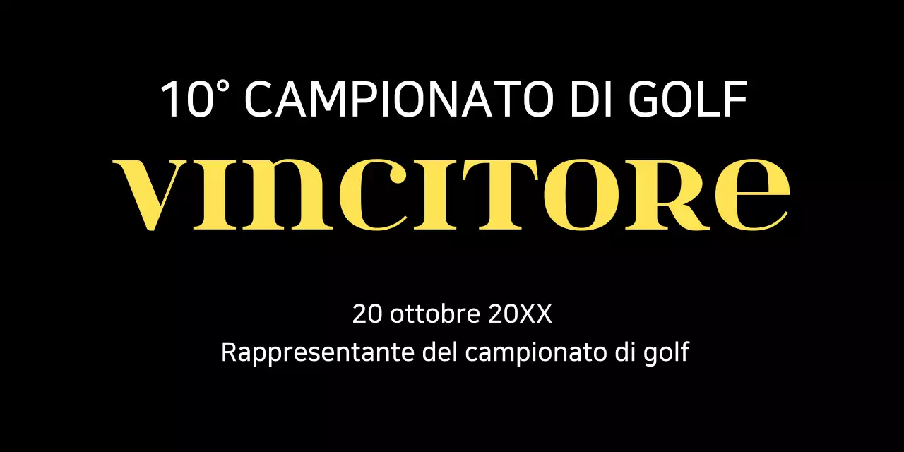 Elenco sport predefinito giallo