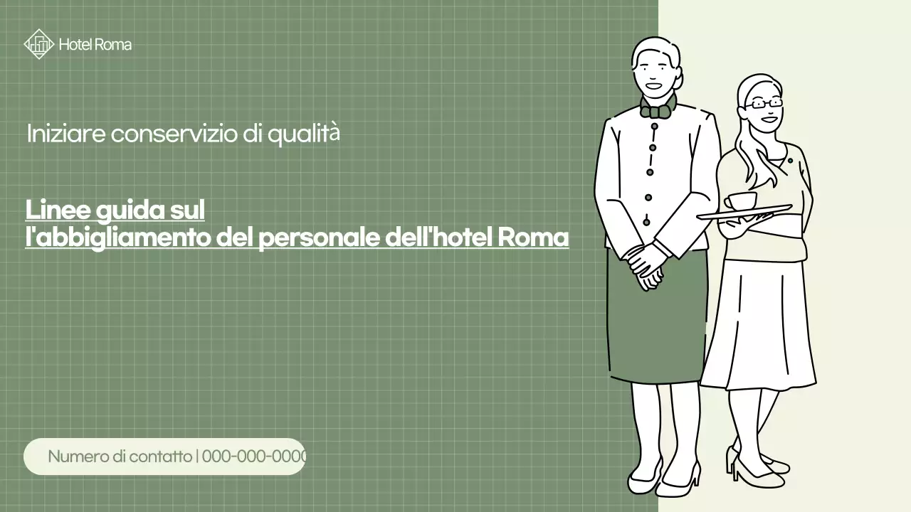 Formazione per il personale sul codice di abbigliamento kaki pulito e ordinato