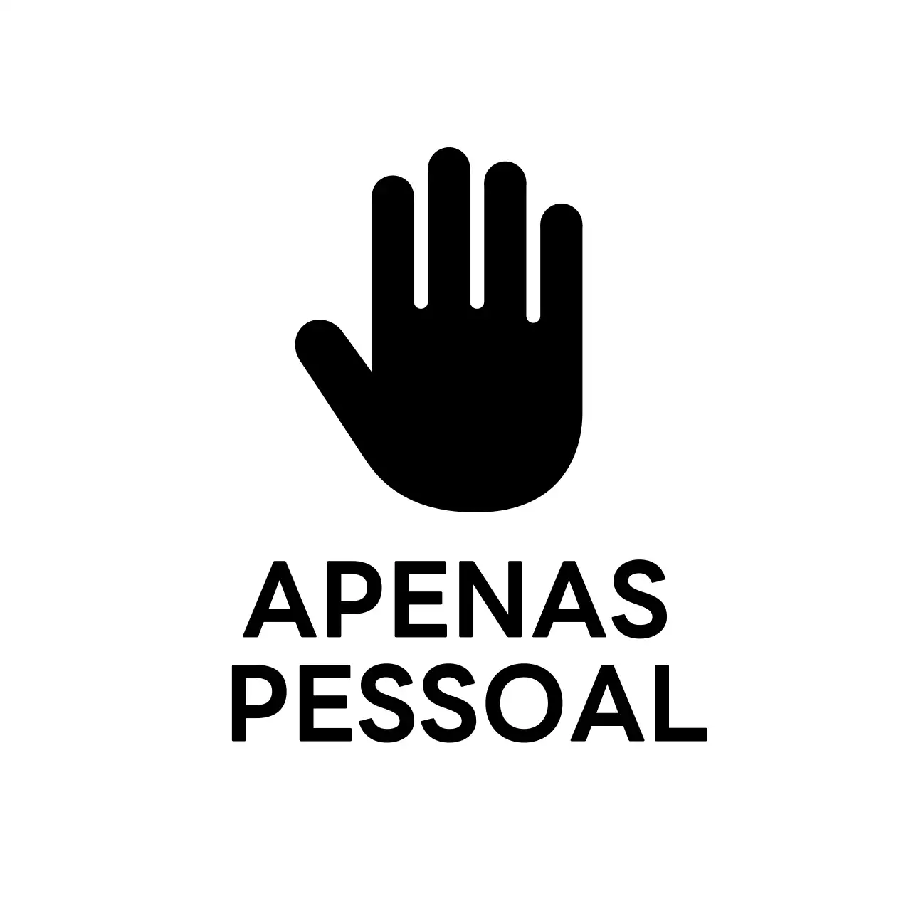 Guia simples preto só para funcionários