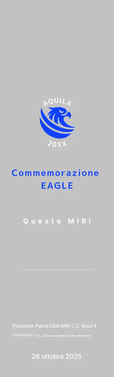 Blu Basic Golf Commemorativo