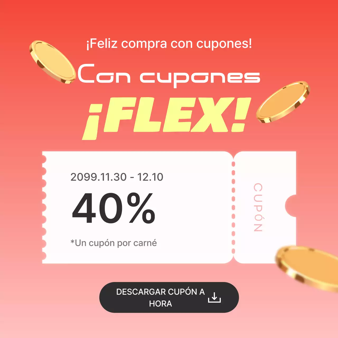 Light Blue Modern Promoción de descuento