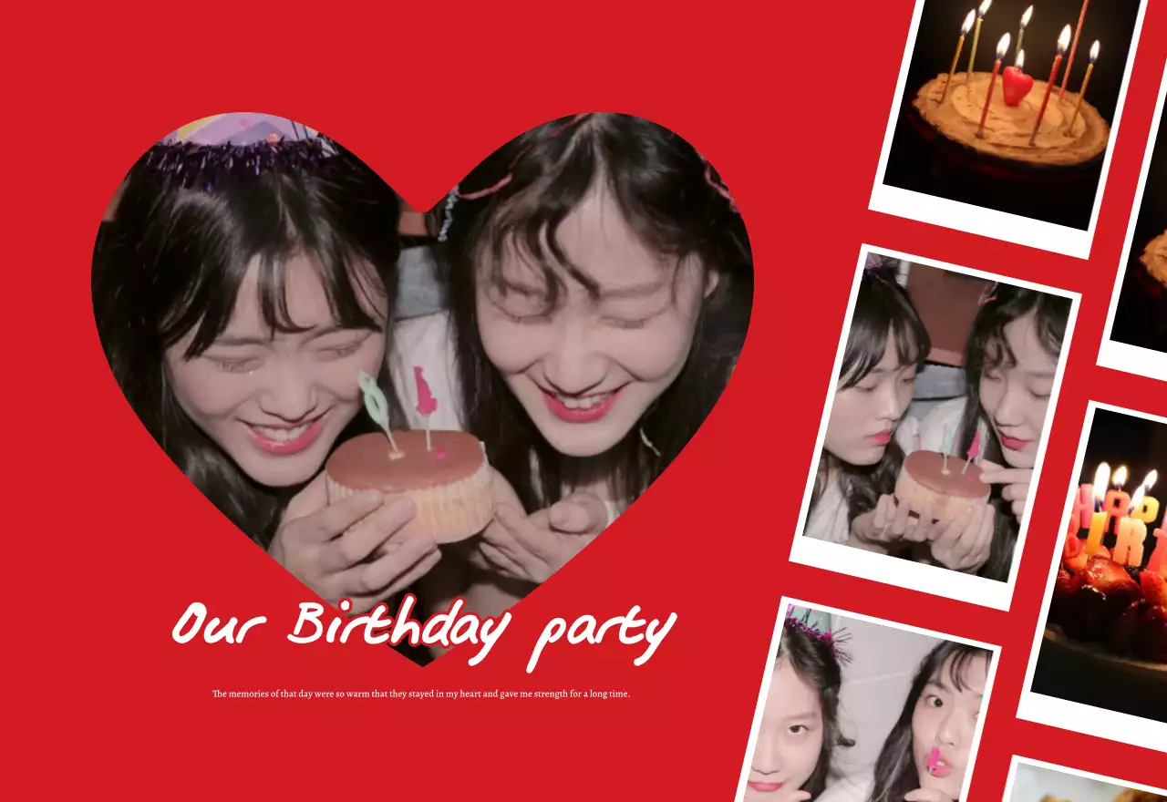 フォトフレームを活用したヴィンテージ感のある思い出のフォトカレンダー