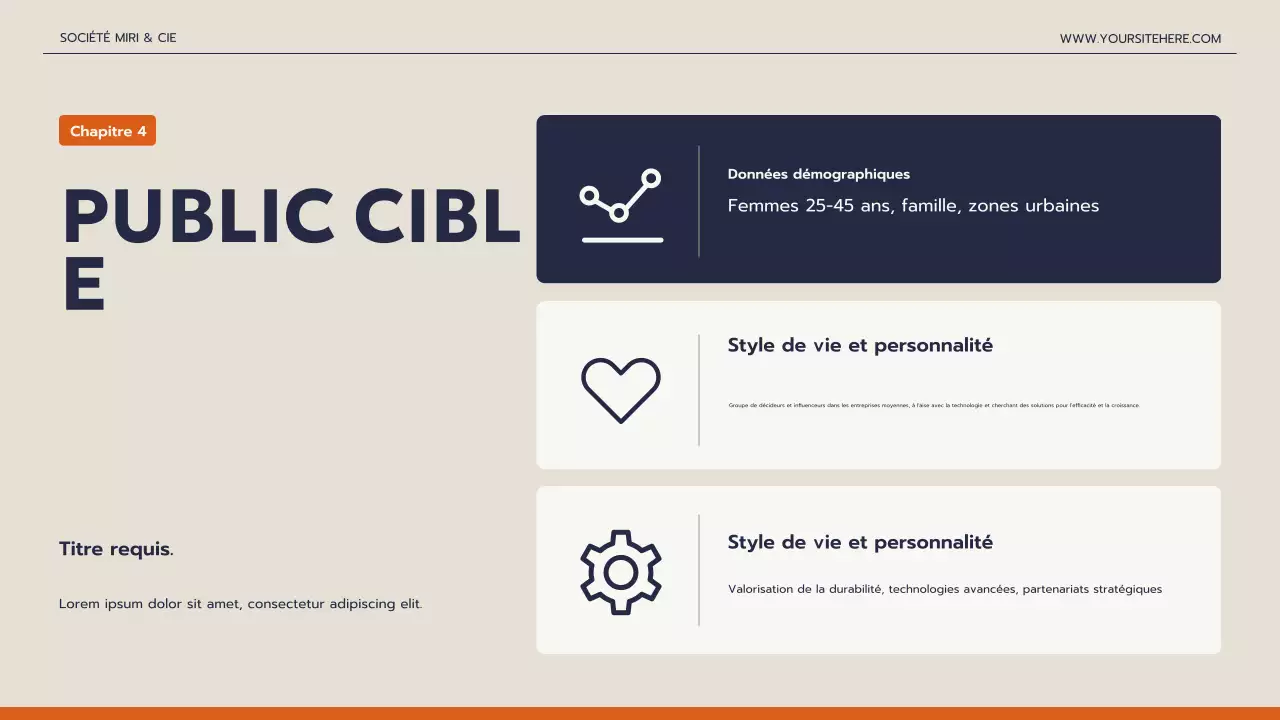 Présentation d'entreprise moderne de la marine