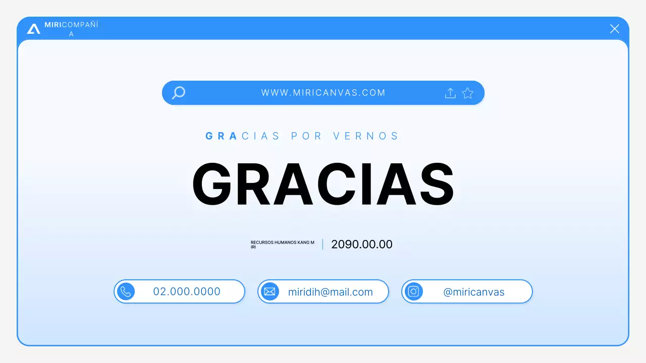 Análisis de los informes blue modern