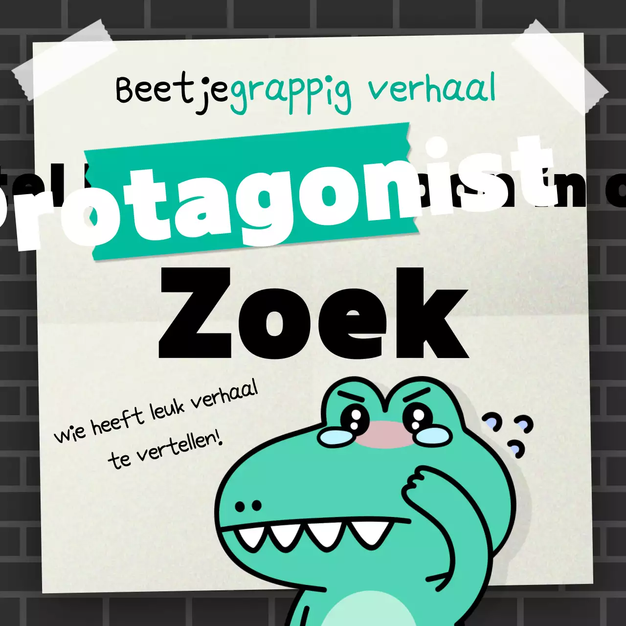 Mint Gag Karakter Poster