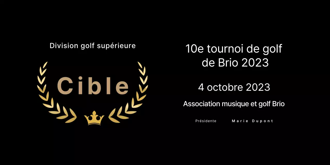 Listes de golf classique