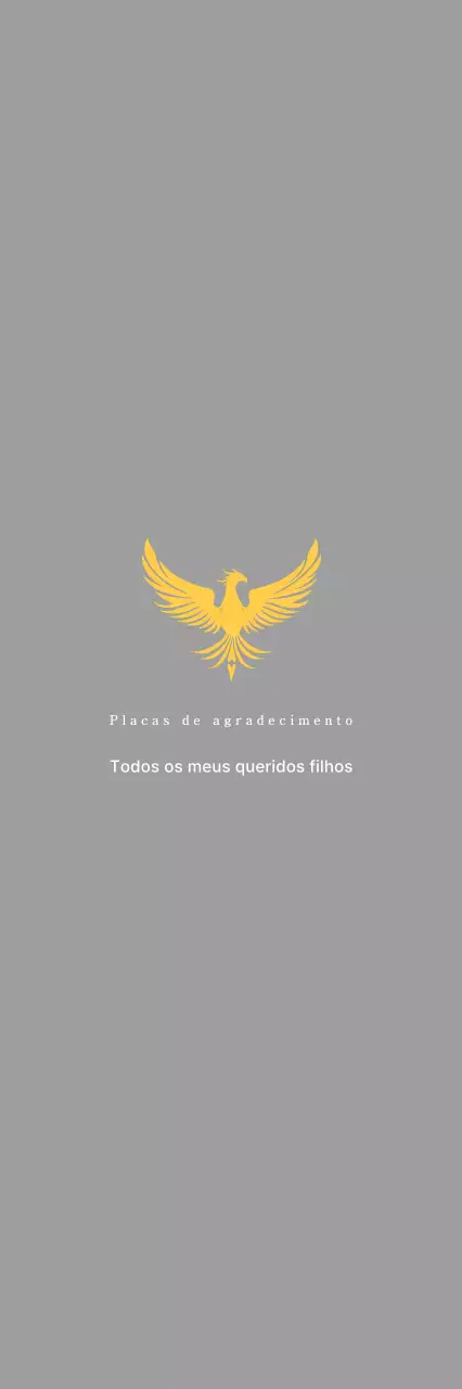 Troféu clássico de torneio de golfe com decoração colorida de fénix