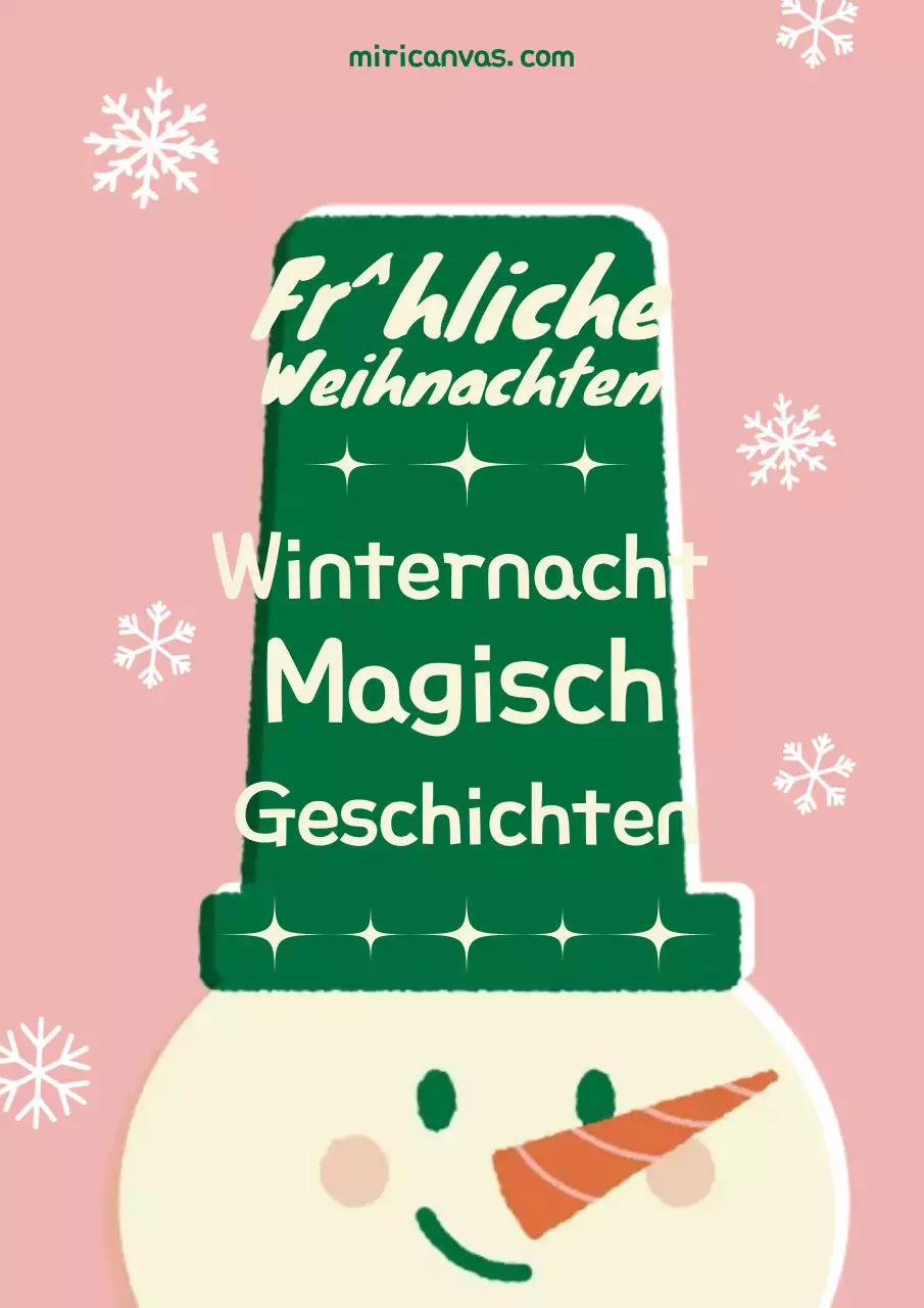 Rosa gemütliche Weihnachtspostkarte