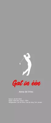 Eenvoudig golfen vieren