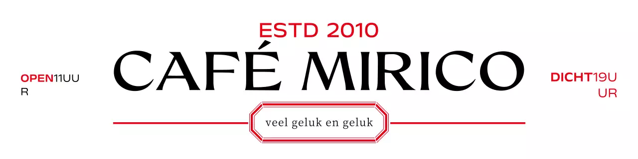 Over Black Simple Café