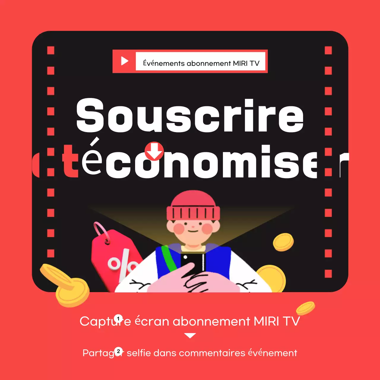 Promotion de l'événement Red Pop