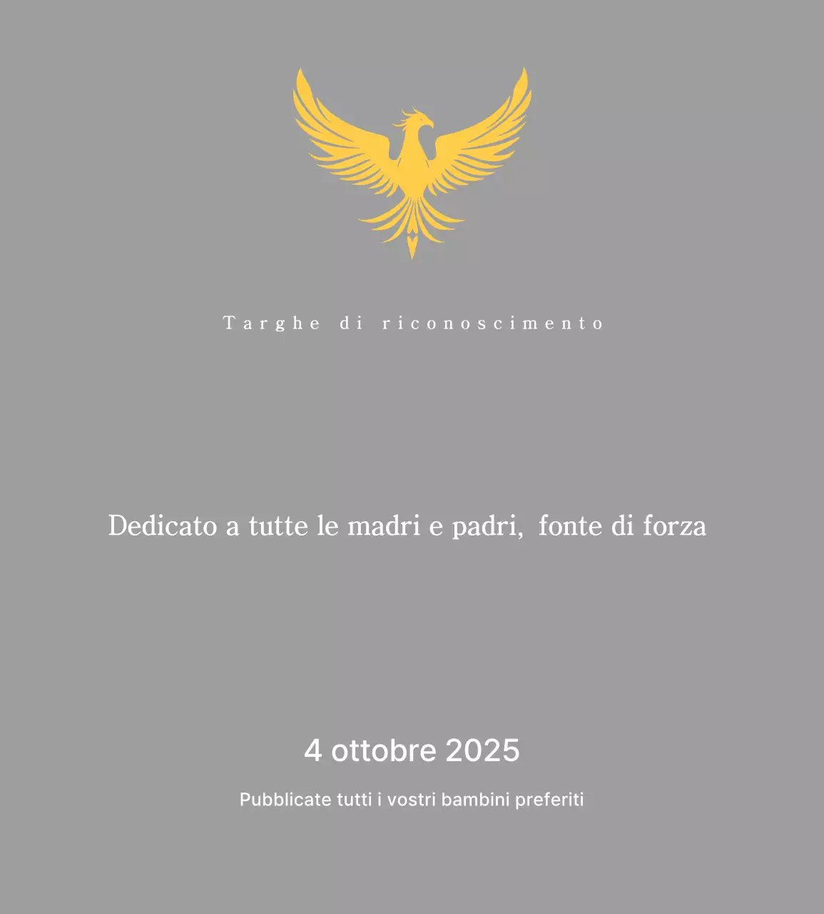 Classico trofeo da torneo di golf con decorazione a fenice colorata