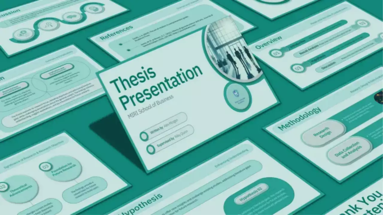 Teal Professional Thesis Presentation