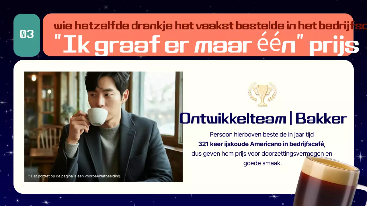 Navy Modern eindejaarsprijzenceremonie