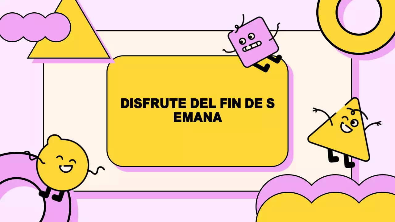 Pink Yellow Playful Class Agenda Presentación