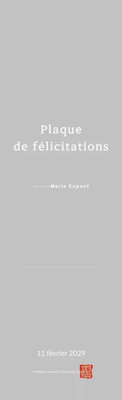 Célébration de la promotion de White Simple