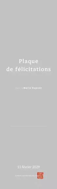 Célébration de la promotion de White Simple