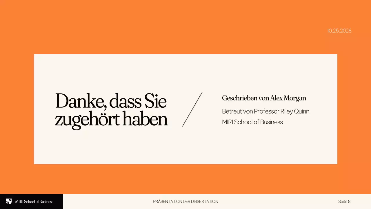 Beige Modern Educational Thesis Präsentation