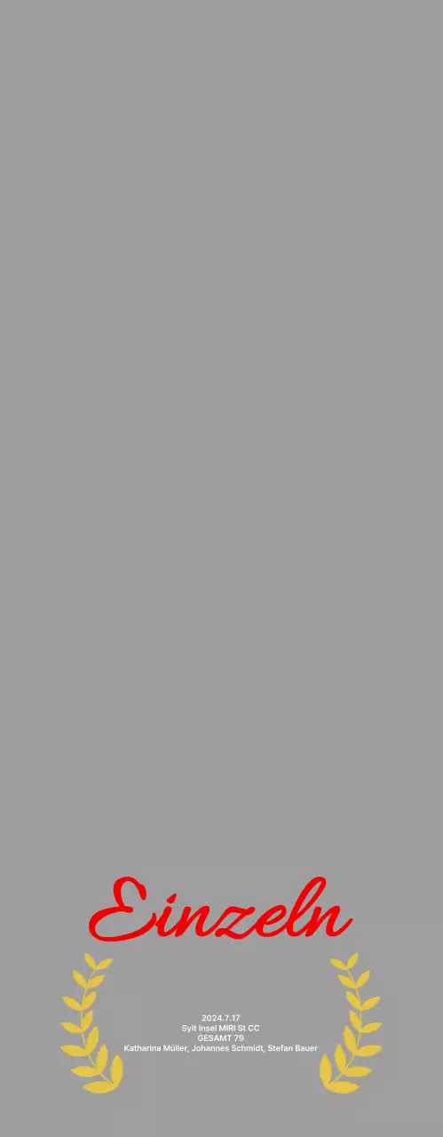 Minimalist Golf Sport Einzel