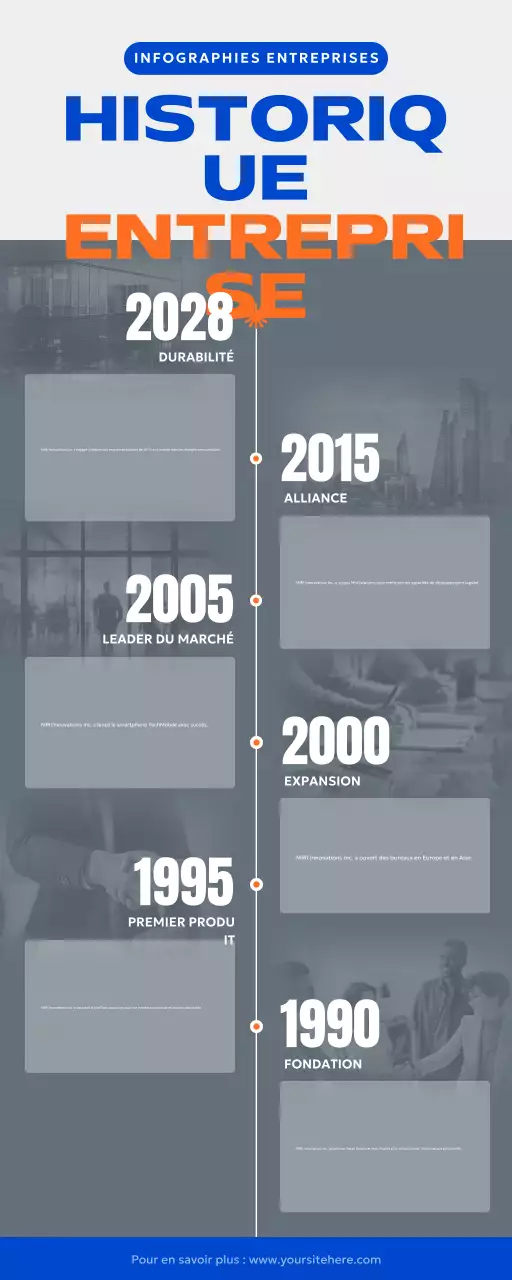 guide de l'entreprise blue modern