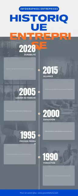 guide de l'entreprise blue modern